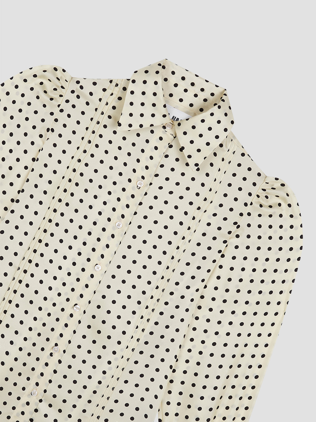 Gina Dots Silk Shirt Off White