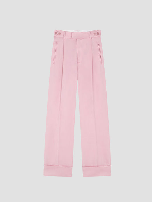 Trama Silk Pants Pink