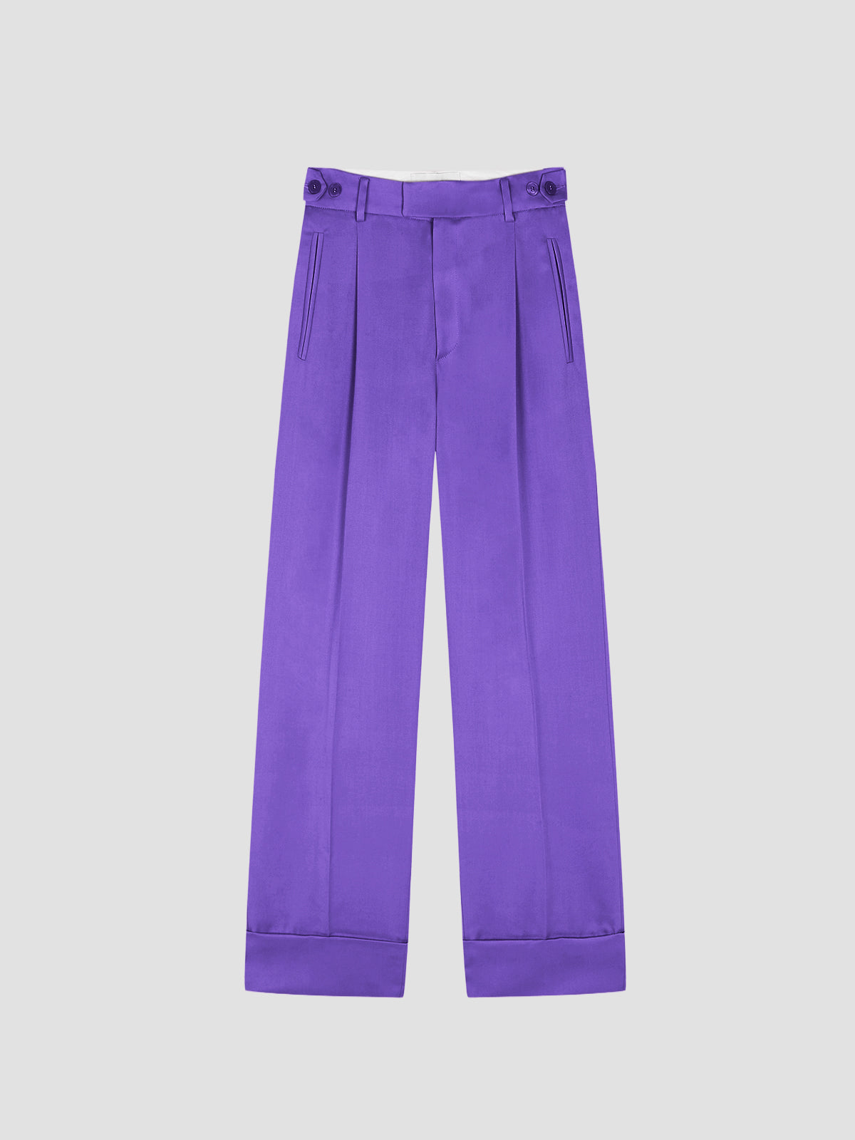 Trama Silk Pants Purple