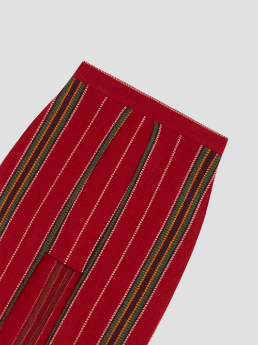 Tirol Skirt Striped Red