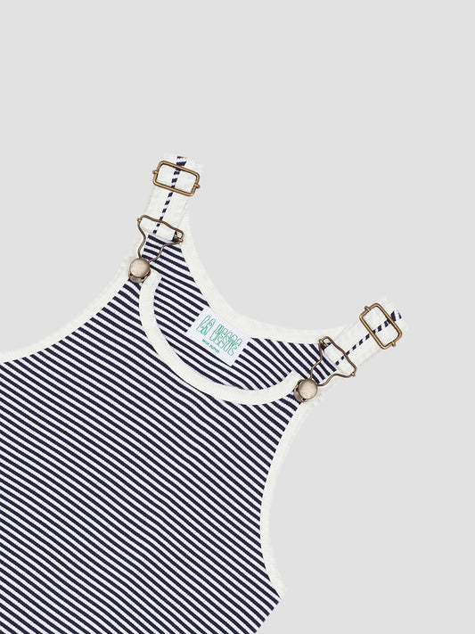 Jardinera Tee Shirt Striped Navy