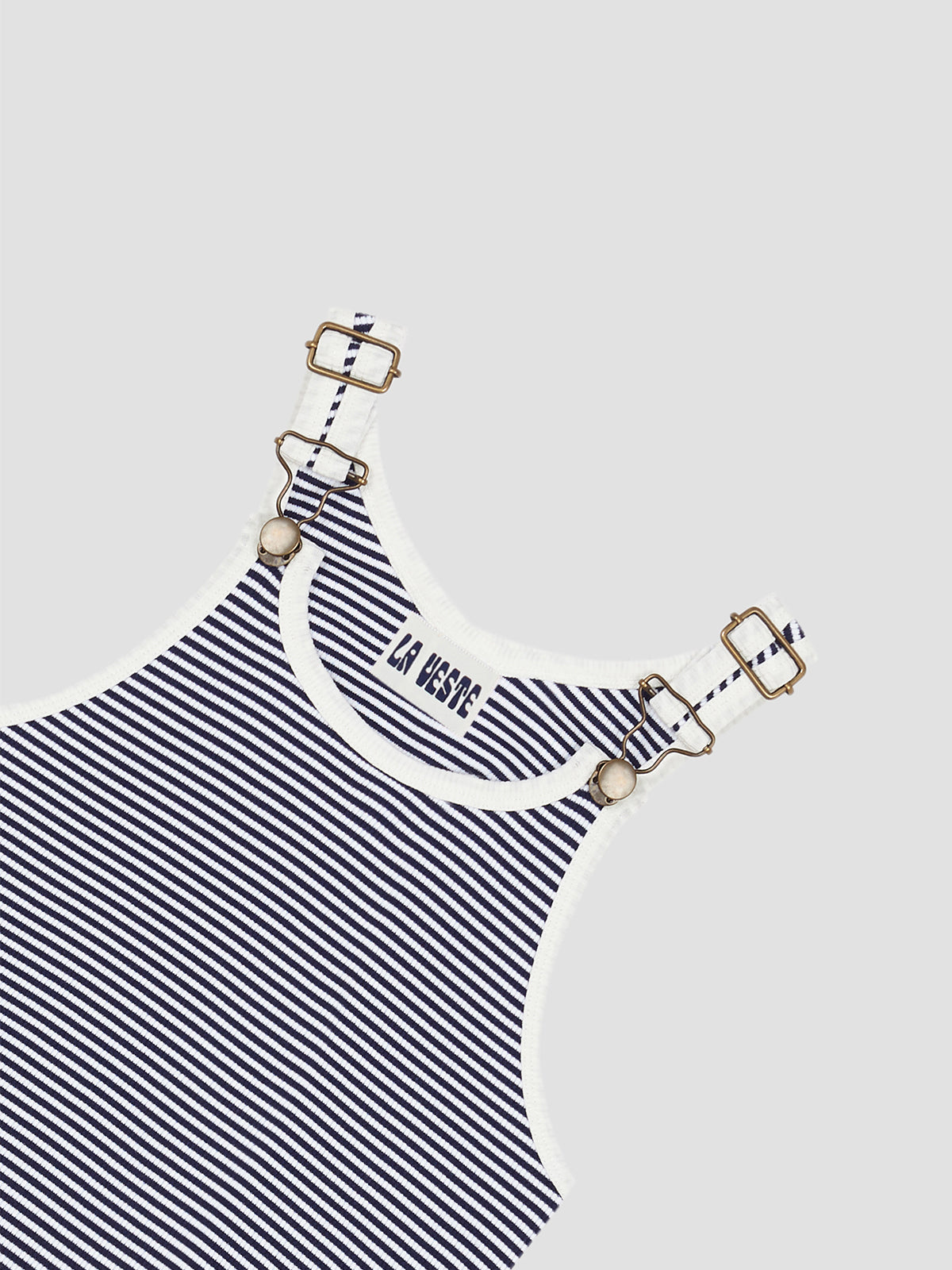 Jardinera Tee Shirt Striped Navy
