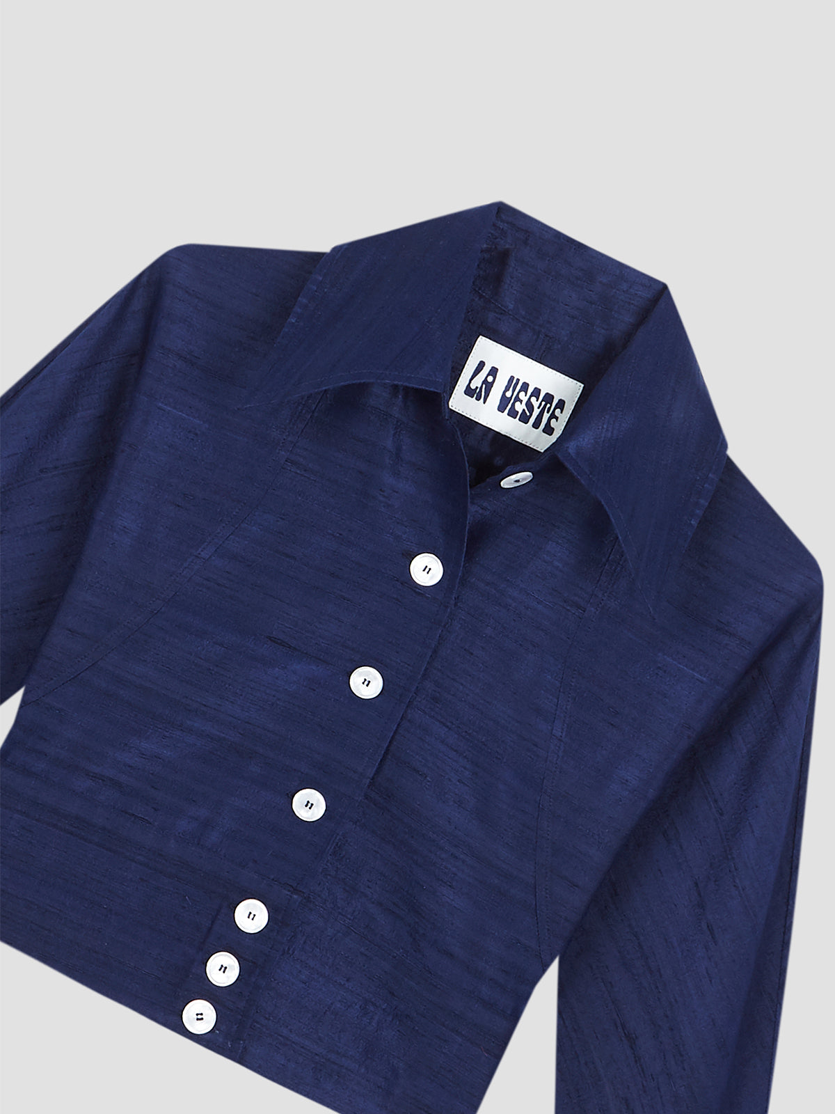 Cleo Jacket Silk Navy