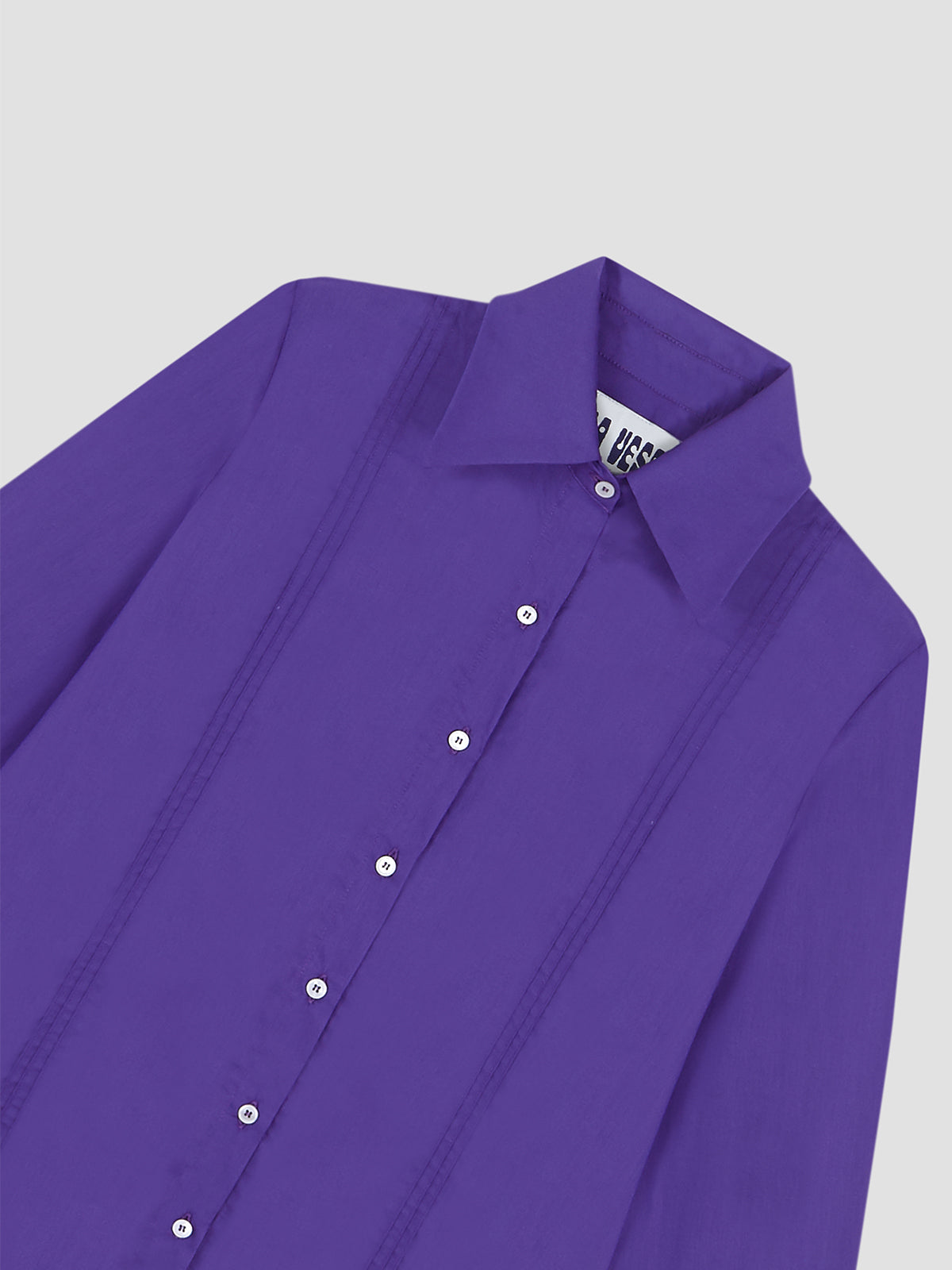 Gina Cotton Shirt Purple