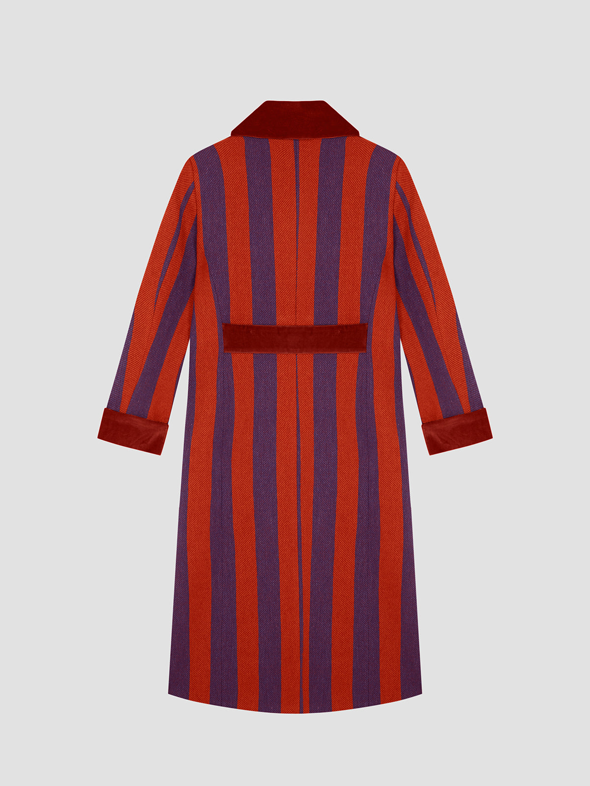 Miranda Coat Striped Caldero – La Veste
