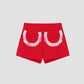 Carambola Shorts Fringed Red