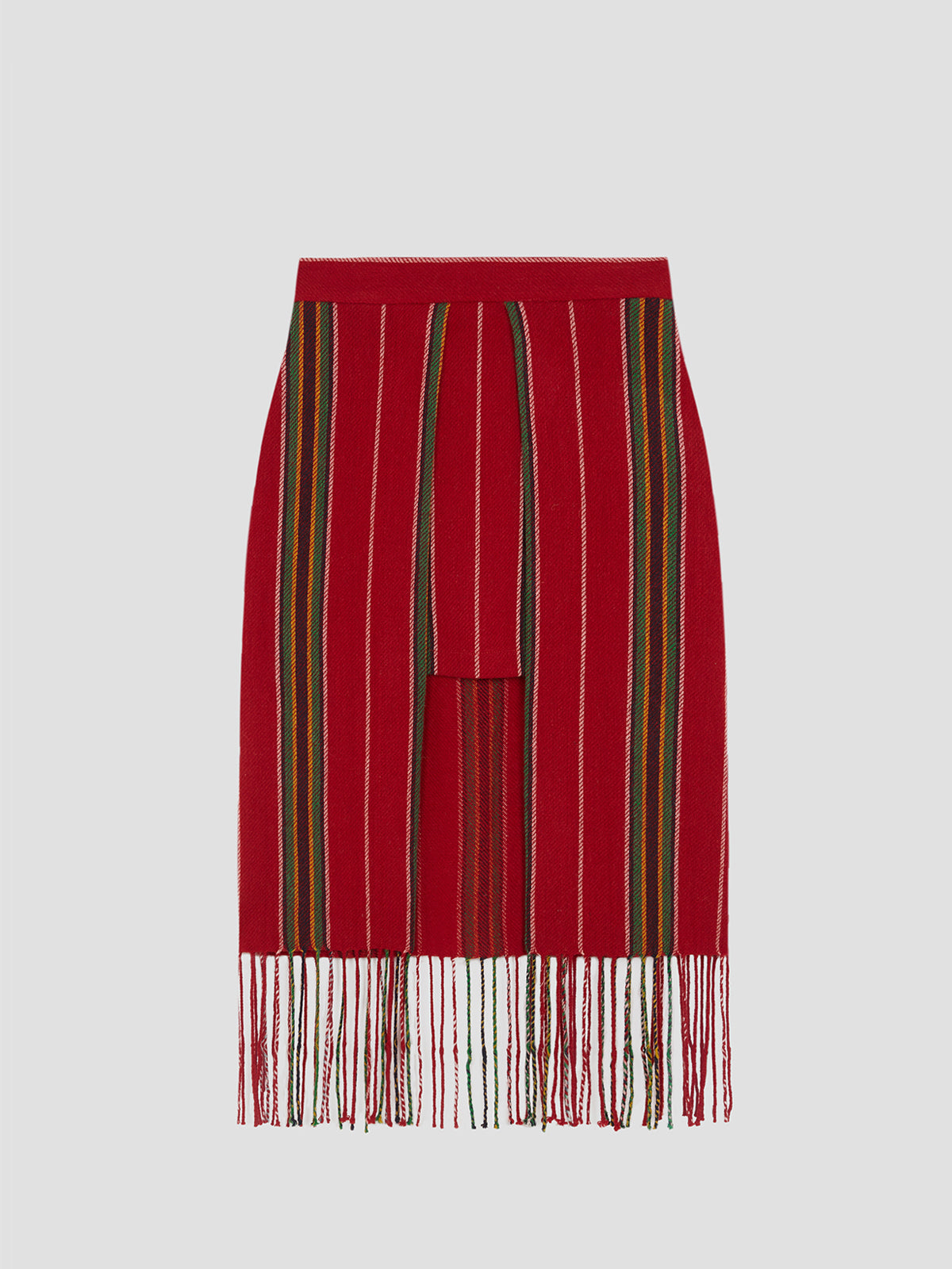 Tirol Skirt Striped Red