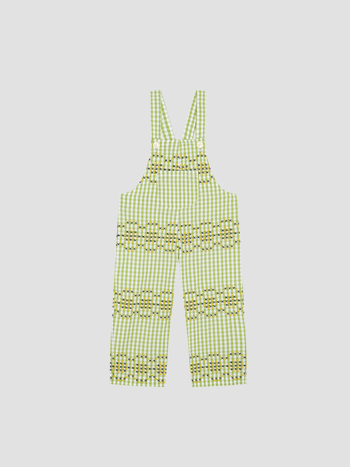 Mini Jumpsuit Punto de Cruz Pistachio