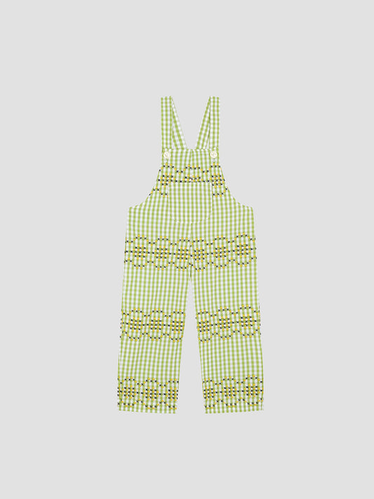 Mini Jumpsuit Punto de Cruz Pistachio