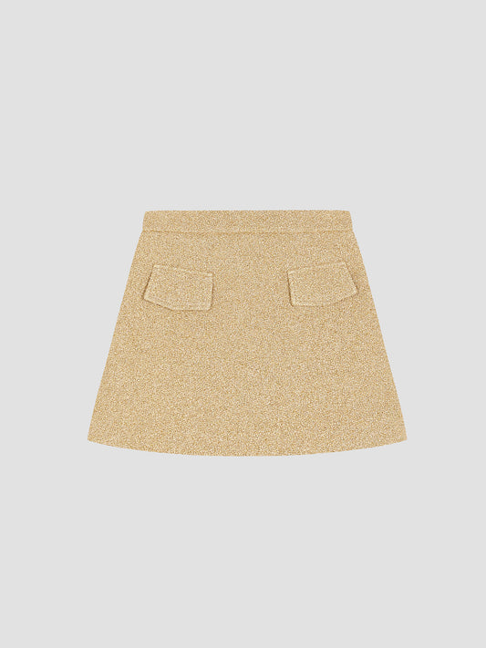 Magnolia Skirt Shinny Gold