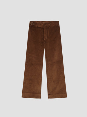 Riding Corduroy Pants Brown