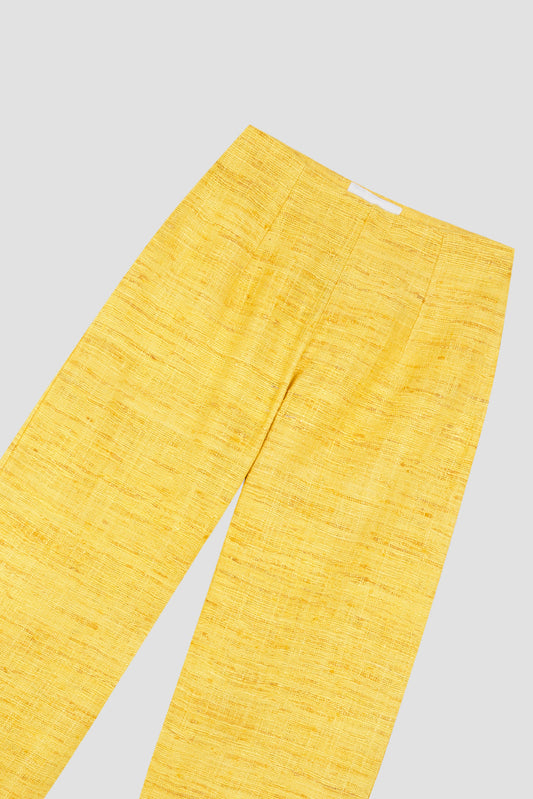 Boogie Silk Pants Yellow