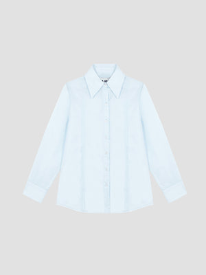 Gina Cotton Shirt Celeste