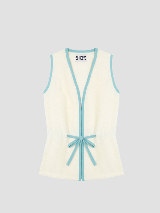 Happy Hour Towel Vest Celeste