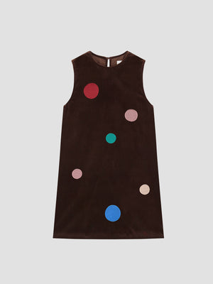 Morelino Velvet Dress Brown