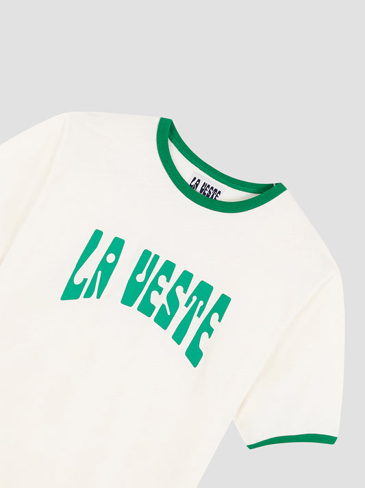 Ringer Tee Shirt Green