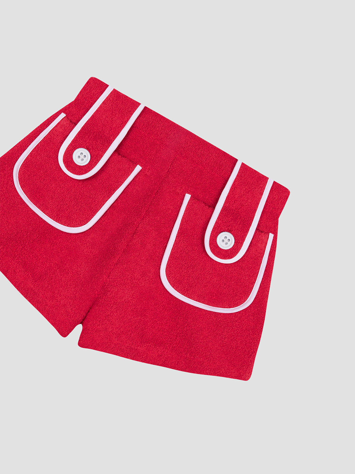 Carambola Towel Shorts Red