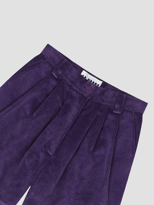 Corduroy Bermuda Purple