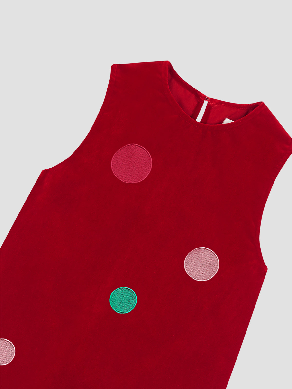 Morelino Velvet Dress Red