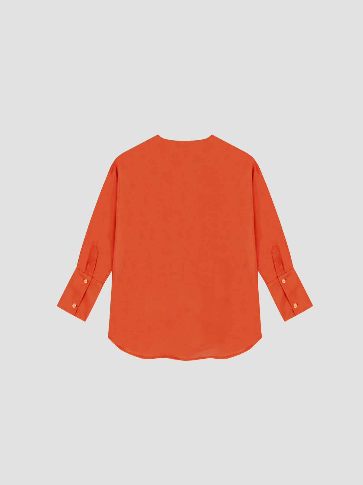 Holiday Silk Shirt Orange