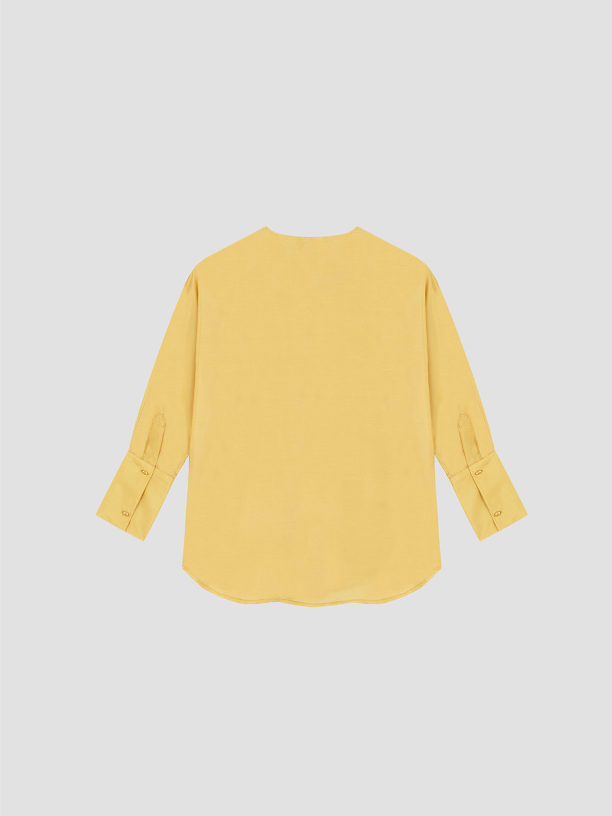 Holiday Silk Shirt Mustard