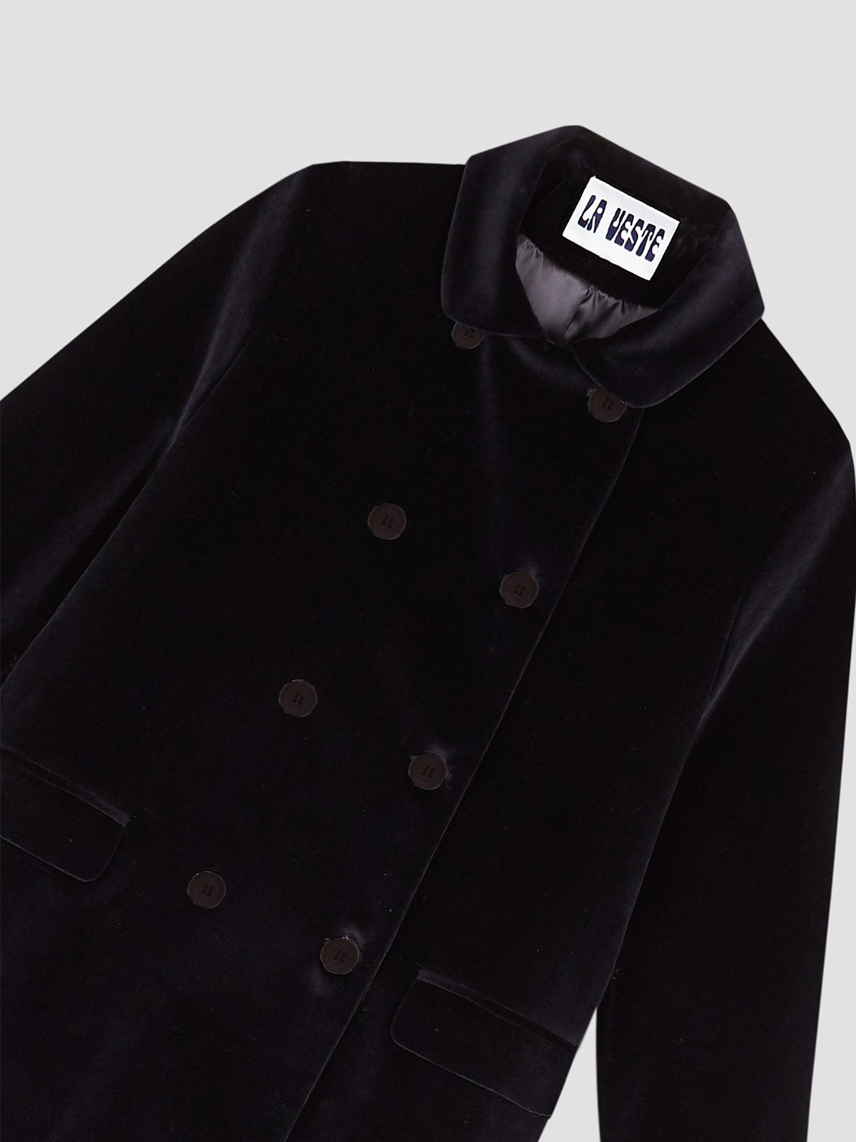 Miranda Coat Velvet Black