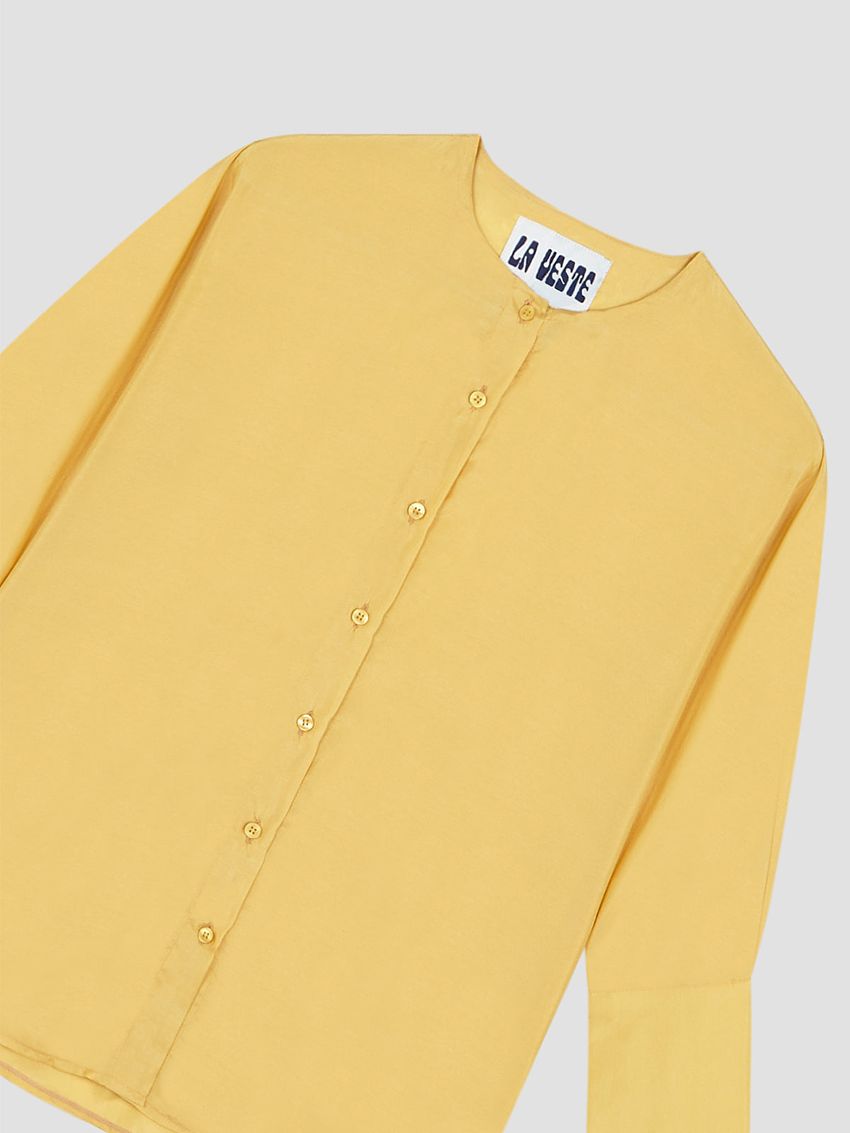 Holiday Silk Shirt Mustard