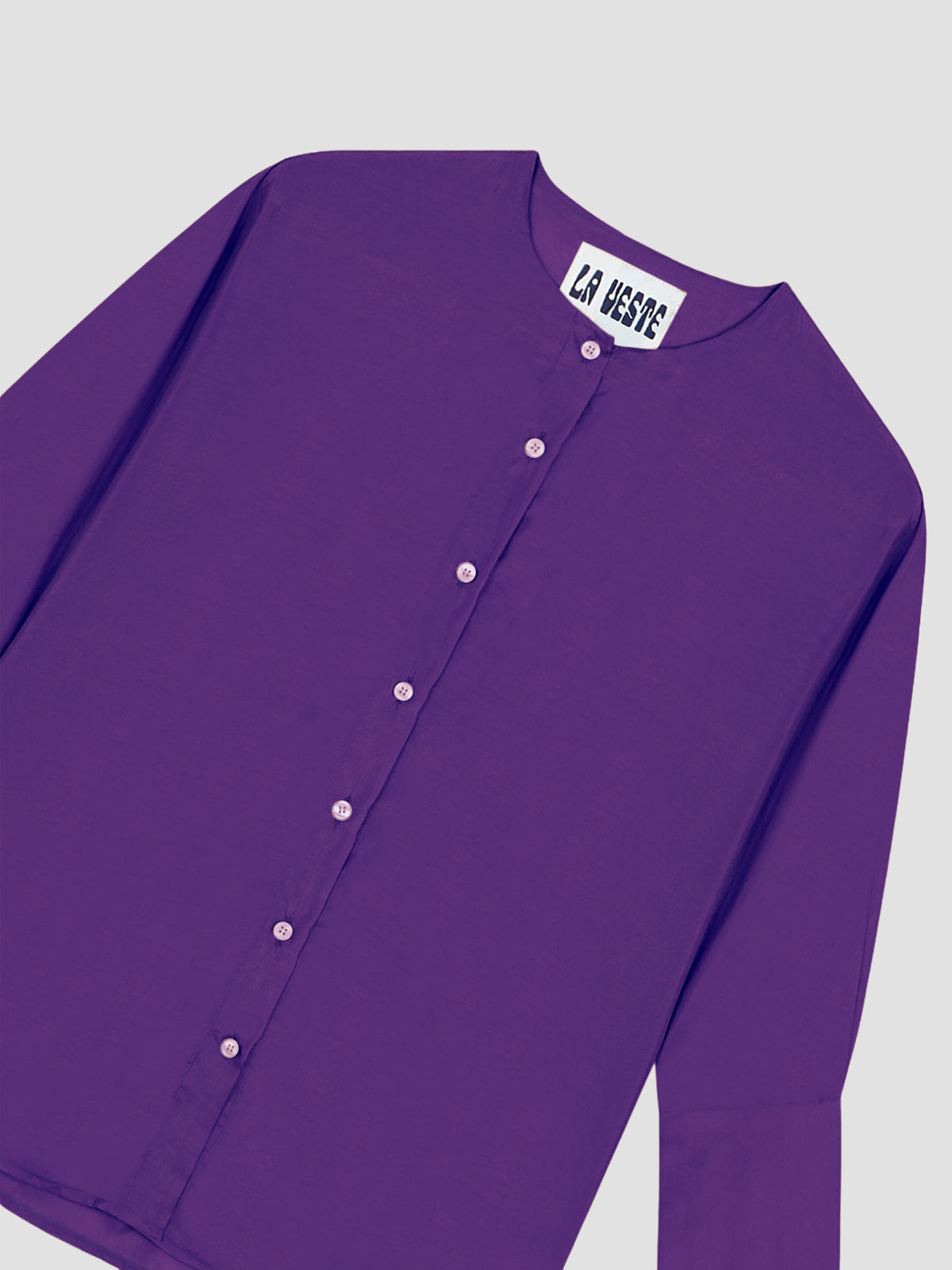 Holiday Silk Shirt Purple