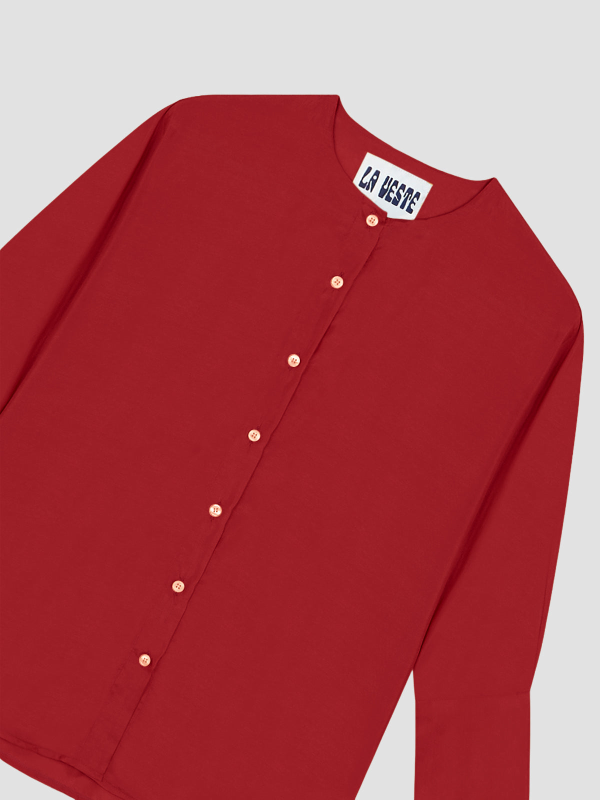 Holiday Silk Shirt Red