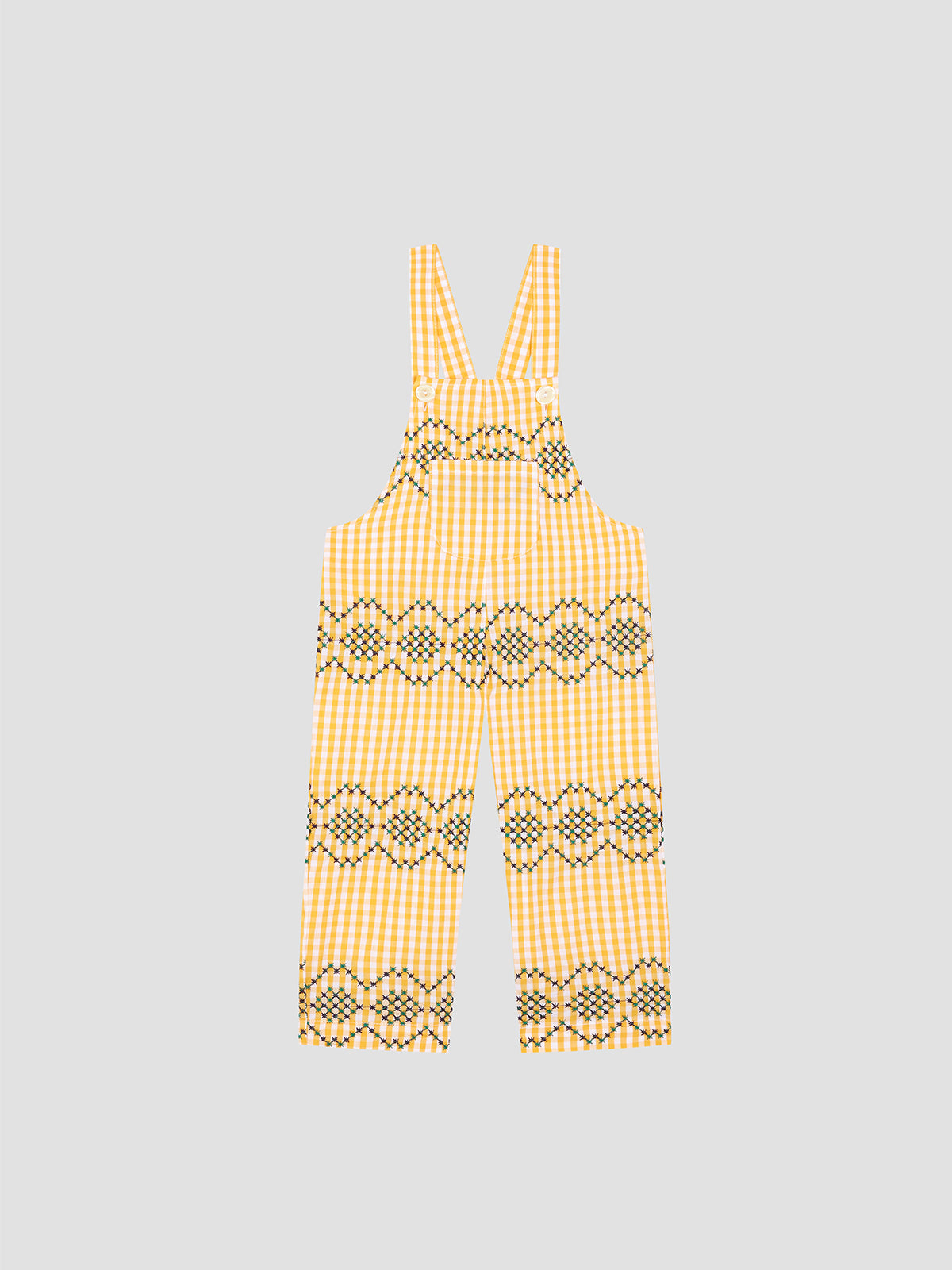 Mini Jumpsuit Punto de Cruz Yellow