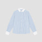 Shelby Shirt Striped Celeste