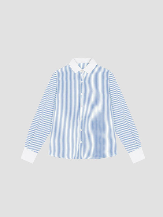 Shelby Shirt Striped Celeste