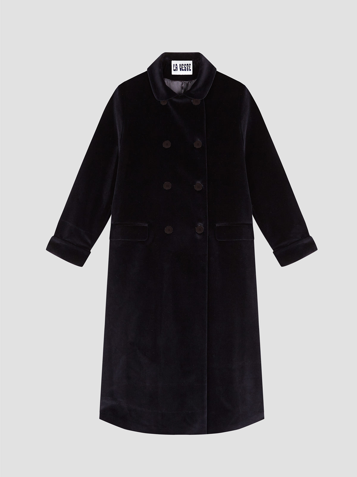 Miranda Coat Velvet Black