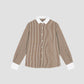 Shelby Shirt Striped Brown