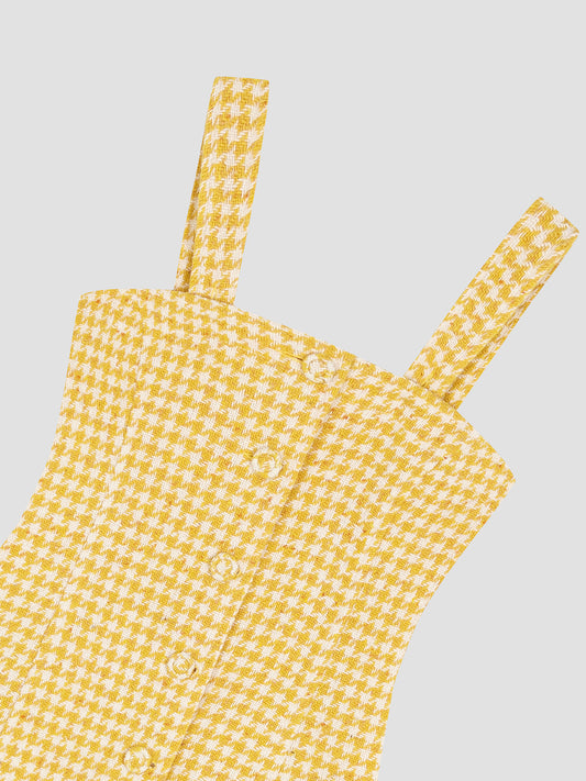 Lady Wool Mini Dress Yellow
