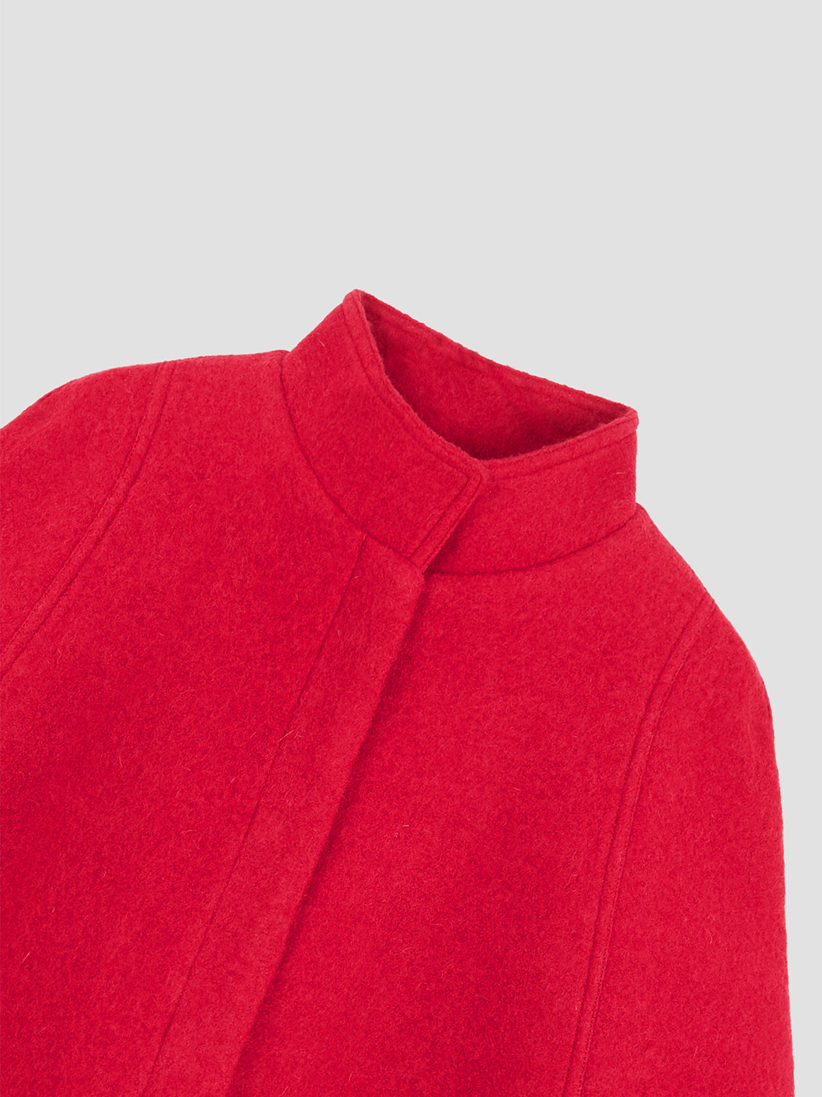 D' Artagnan Wool Cape Red