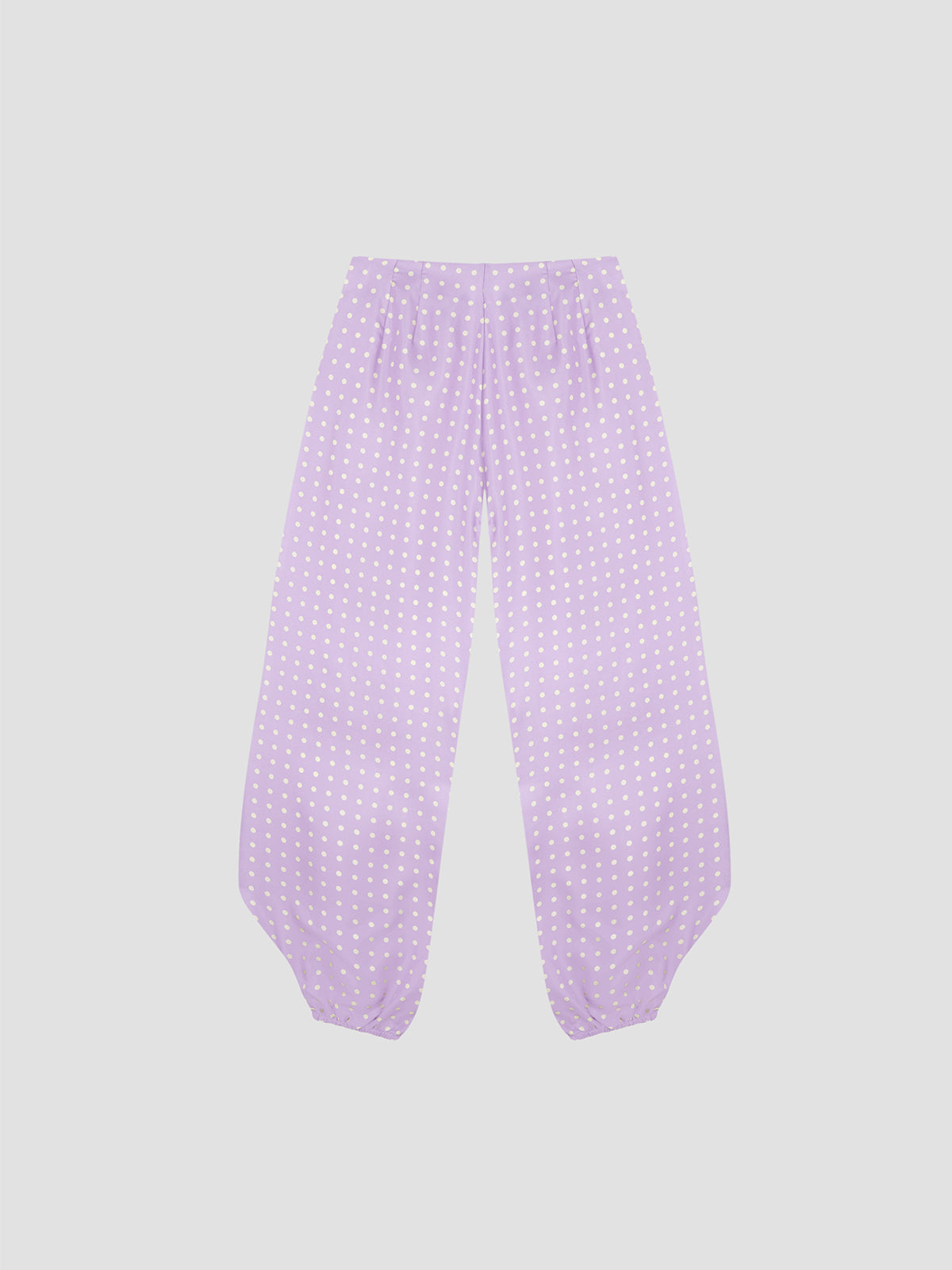 Boogie Silk Dots Pants Lila