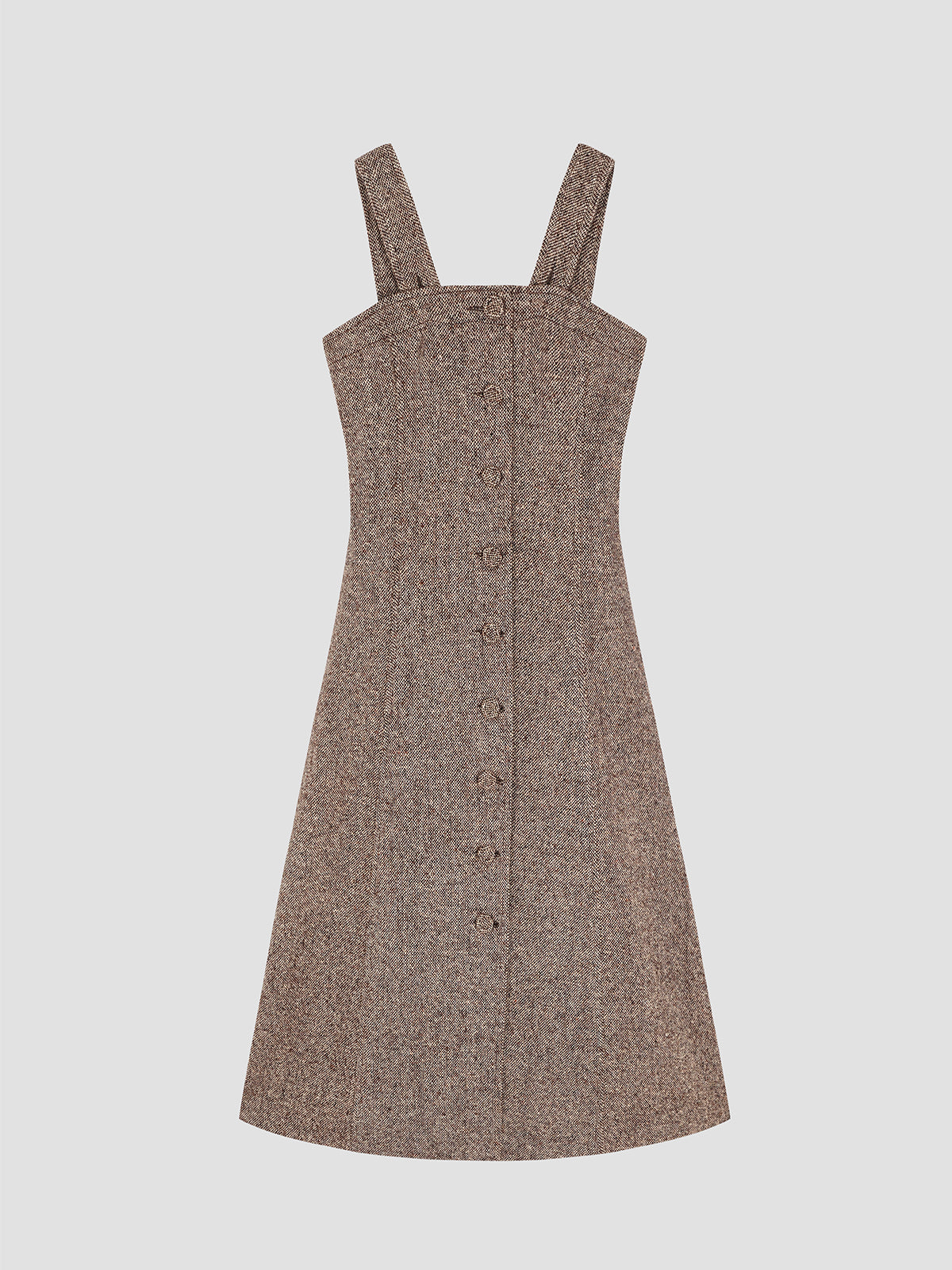 Lady Wool Dress Brown