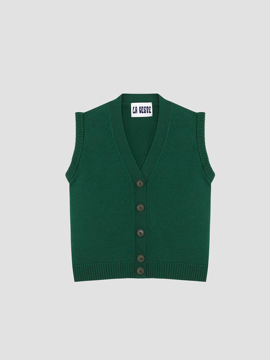 Arlequín Knit Vest Green