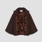 D´Artagnan Wool Cape Brown