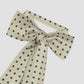 Twilly Polka Dots Silk White