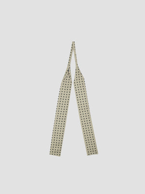 Twilly Polka Dots Silk White