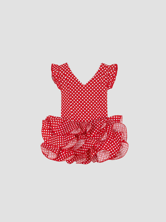 Flamenca Mini Dress Red Dots