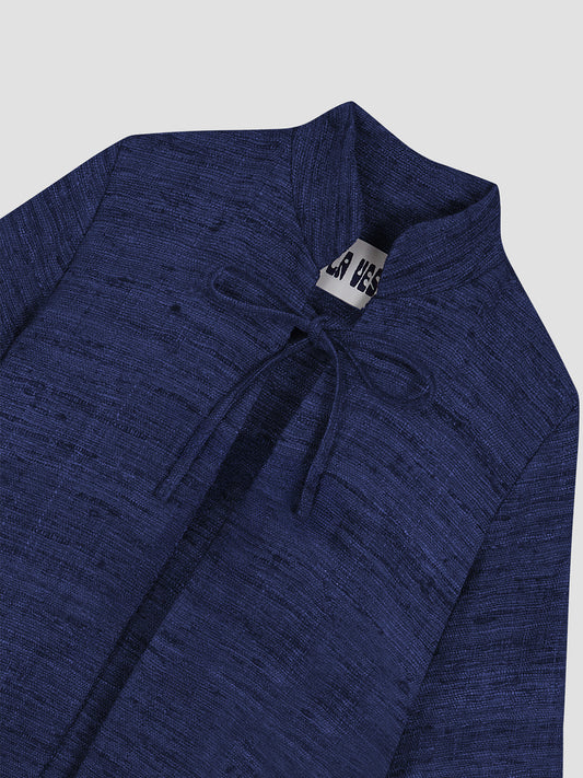 Dalia Silk Cape Navy