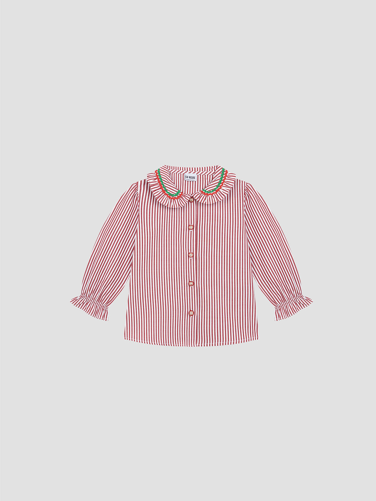 Mini School Shirt Striped Red