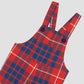 Mini Jumpsuit Tartan Red
