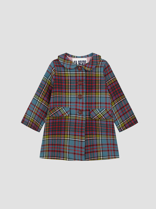Heidi Coat Tartan Multicolor