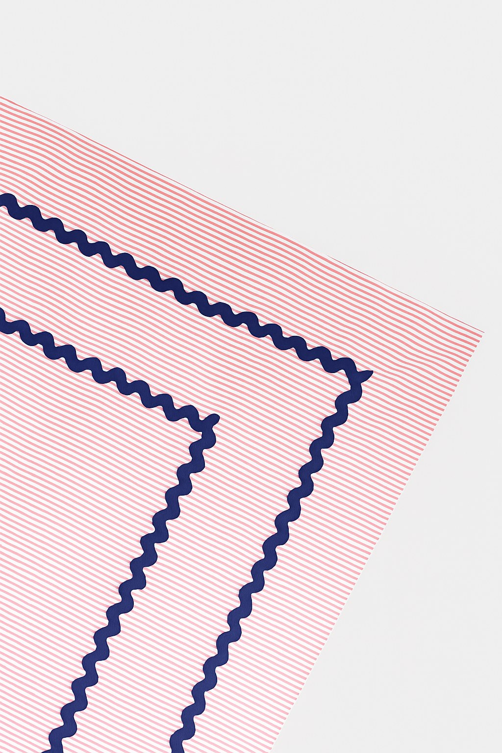 Tablecloth Vertical Striped Pink