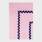 Tablecloth Vertical Striped Pink