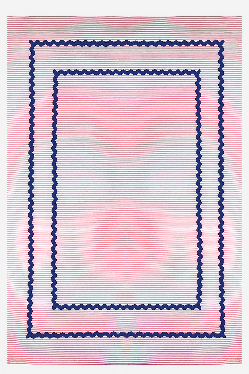 Tablecloth Vertical Striped Pink